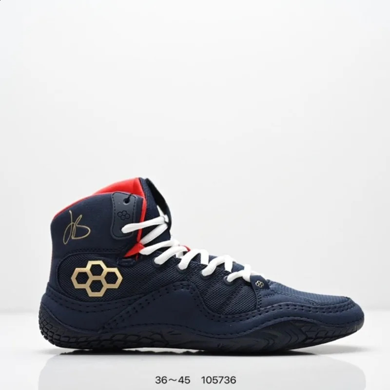 Good Quality Wrestling Boots Professional Unisex Boxing Shoes High Top Fighting Lace Up Sneakers Couples 260626