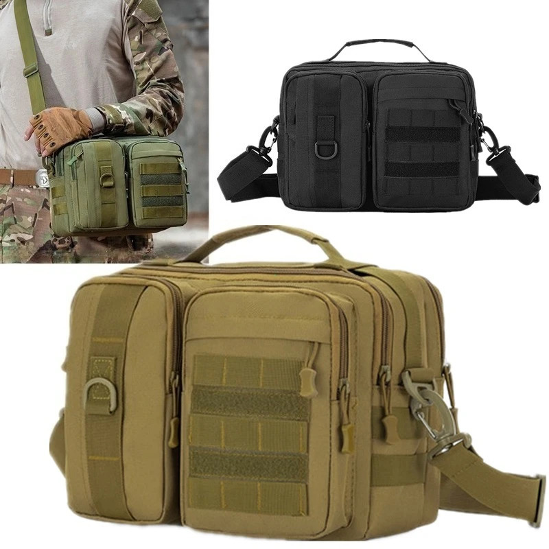 Outdoor Trekking Tactical Handbags Shoulder Bag Camping for Men Hiking Travel Climb Fishing Sling Crossbody Molle Messenger 260625