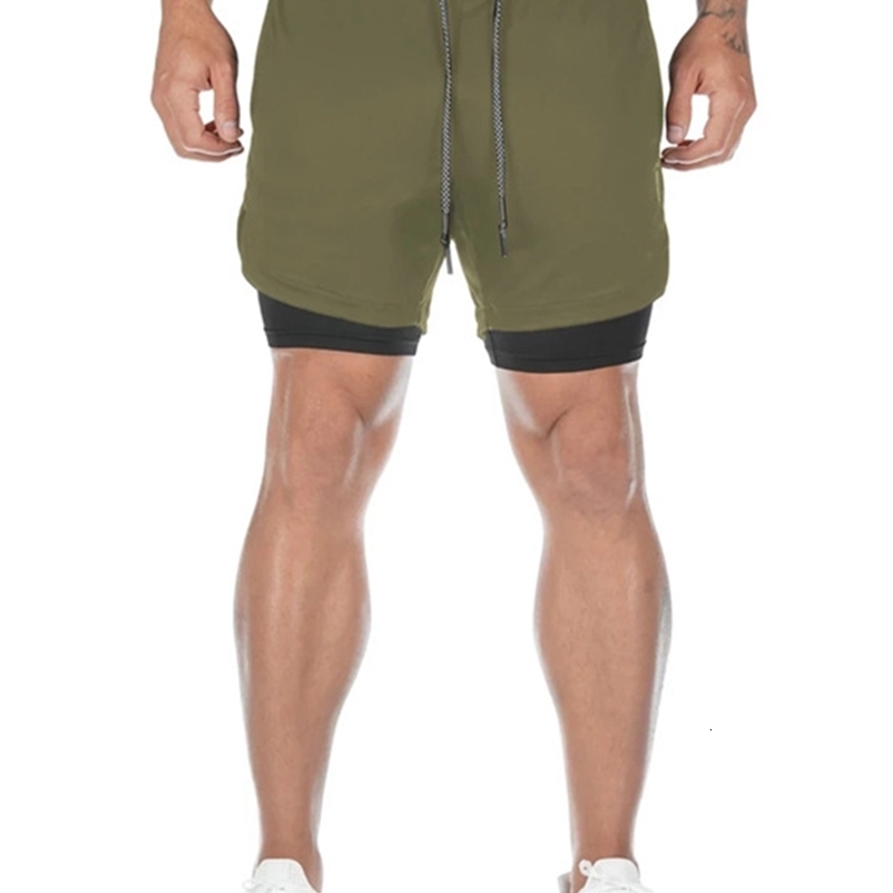 Camo Running Shorts Men Gym Sports Shorts 2 In 1 Quick Dry Workout Training Gym Fitness Jogging Short Pants 260624 - view 5