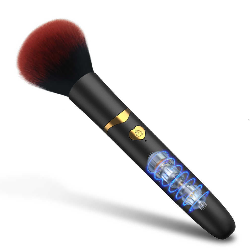 Spot G Makeup Vibrator Brush Sex Toys Powerful Vibrating Vagina Nipple Orgasm Stimulator USB Wireless Charging AV Stick Massager M260626