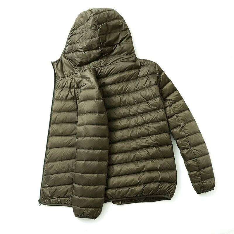 Portable cotton jacket, ultra-lightweight thin, men, hooded, suitable for autumn winter, young and fashionable, ligh W260626 - view 1