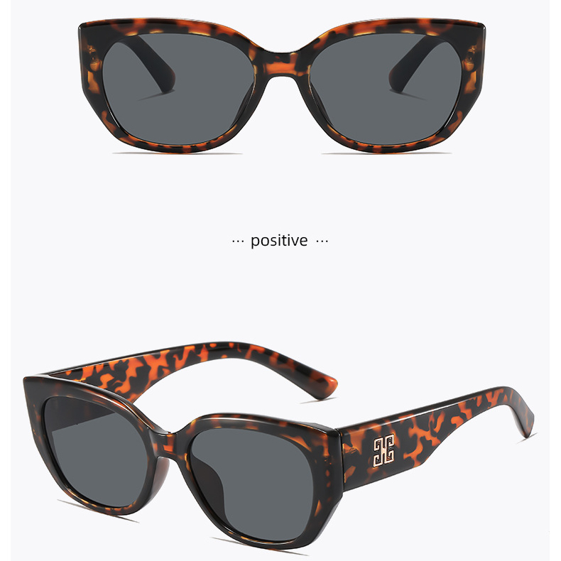 Women's Designer's New Internet Famous Luxury And High-end Sunglasses Women's Large Frame Retro Cat Eyes Women's Cat Eyes Fashiona - view 7