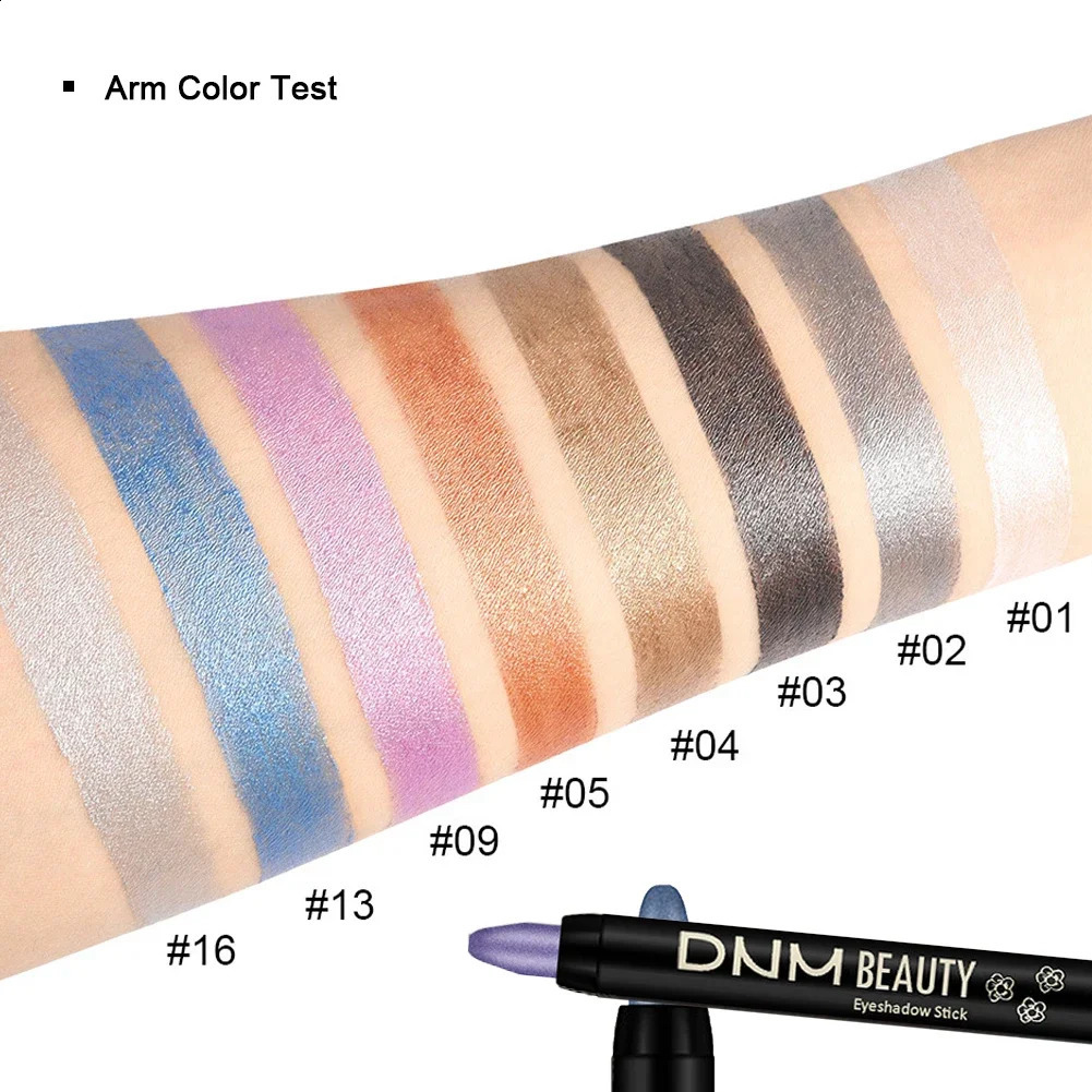 Smoky Dark Black Eyeshadow Pencil Stick Waterproof Pearlescent Matte Metallic Glitter Eye Shadow Highlighter Pen Make Up Tool 260626 - view 5
