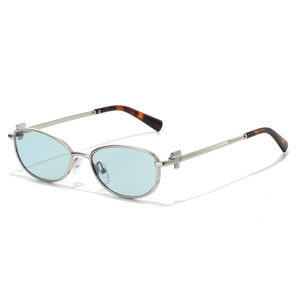 26 New Oval Cat-Eye Fashion Stylish And Unique, Popular On Instagram, Hip-Hop Sunglasses, Versatile For Street Photography - view 1