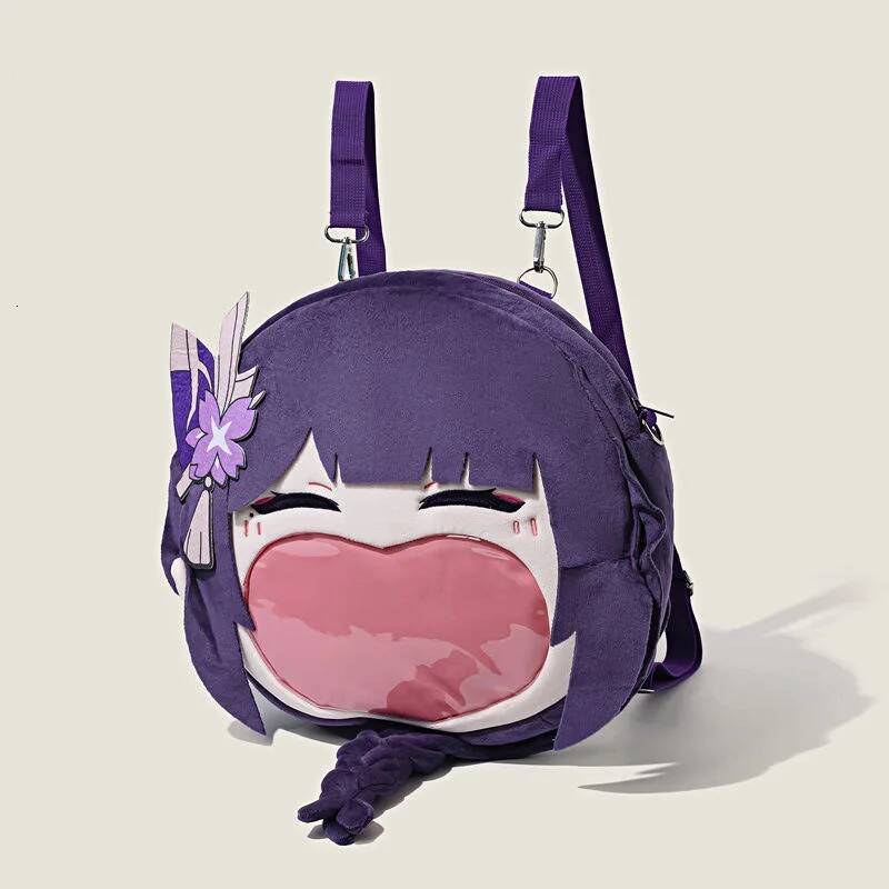 Genshin Impact Wanderer Raiden Shogun Kaedehara Kazuha Cartoon Itabag Anime Backpack Holiday Gifts For Friends Andralyn - view 5