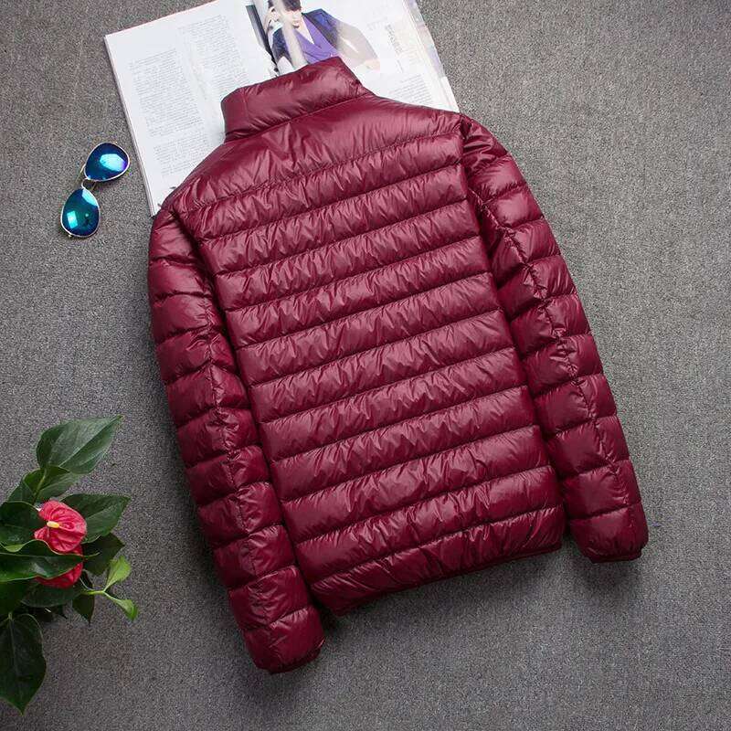 New Autumn And Winter Fashion Hooded Super Light Warm Slim Down Jacket Men's Coat W260626 - view 5