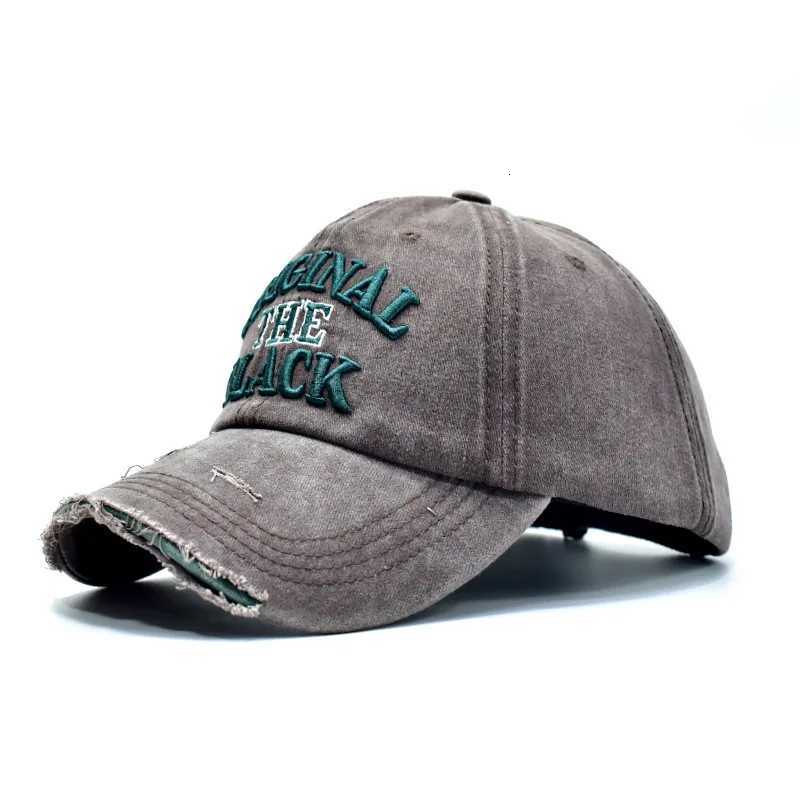 Sun Hat for Men Summer and Women Washed Cotton Distressed Embroidered Letter Baseball Unisex M260626 - view 3