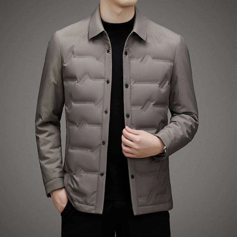 2024 new arrival winter jacket 90% white duck down jackets men,mens fashion thicken warm parkas high quality coat male J260626 - view 5