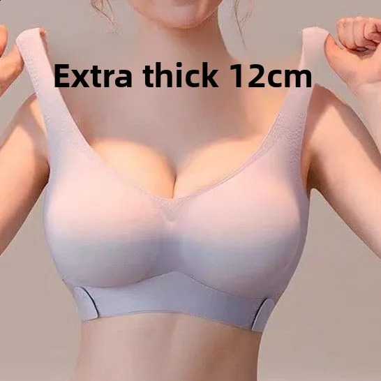 12CM Ultra Thick Push Up Bra for Small Chest Extreme Lift Plunge Enhancement Creates Dramatic Curve Hourglass Shape AntiSagging 260626 - view 3