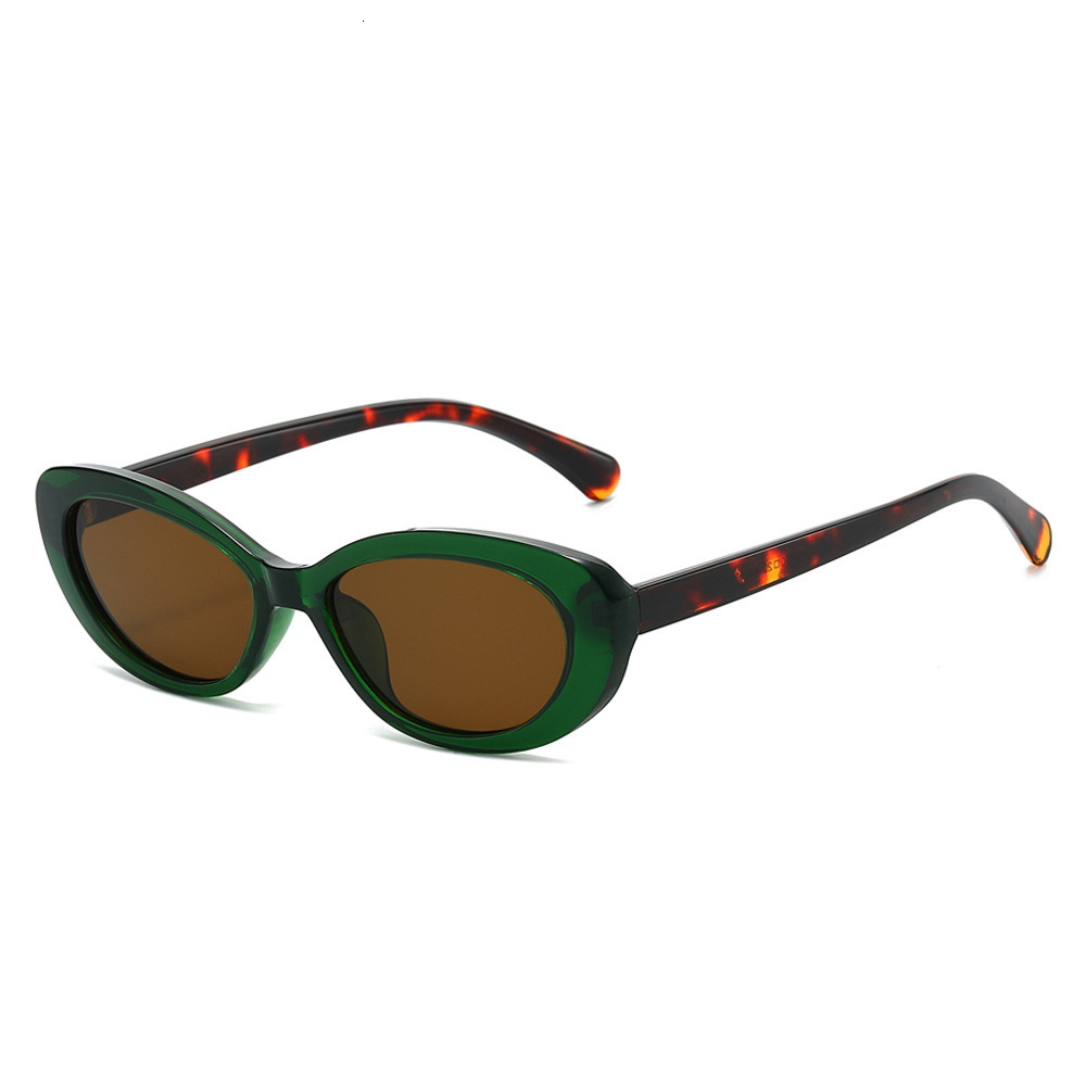2026 New Model Small Frame Cat Eye Sunglasses European And American Fashion Simple Plain Design Popular Export Glasses Wholesale - view 6