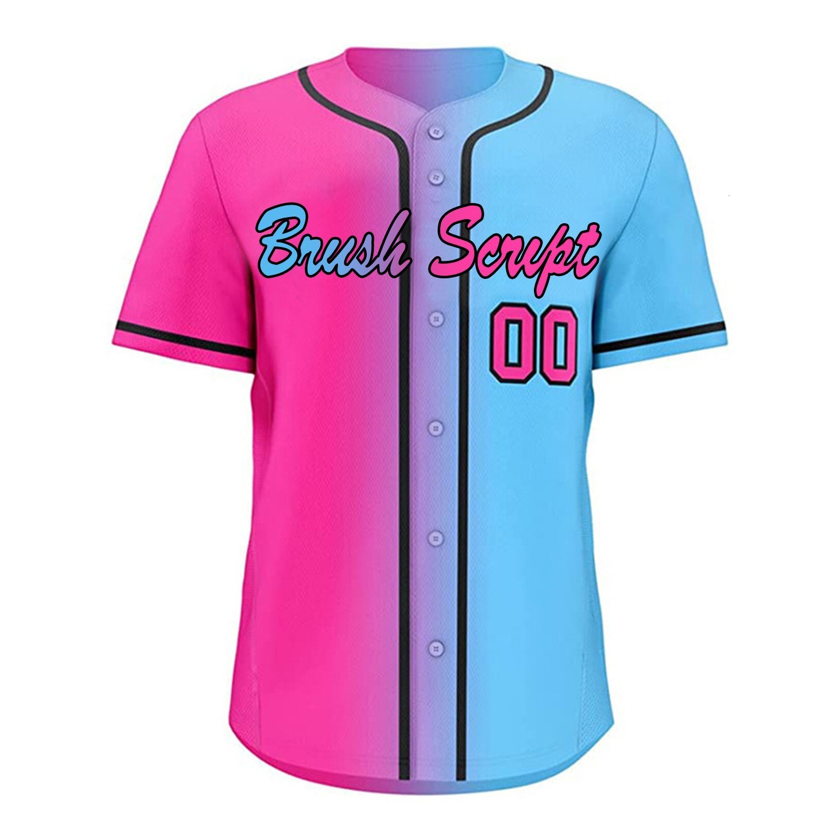 2026 Designer Men's Clothing European And American New 3D Printed Button Up Cardigan Men's Sports Training Baseball Jacket Short Sleeved Men - view 9