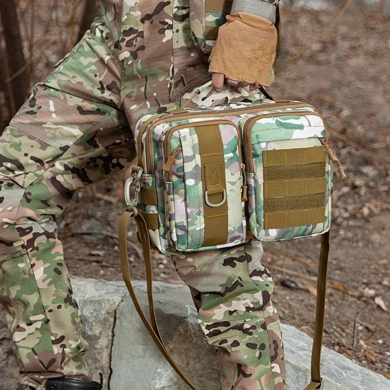Outdoor Trekking Tactical Handbags Shoulder Bag Camping for Men Hiking Travel Climb Fishing Sling Crossbody Molle Messenger 260625 - view 6