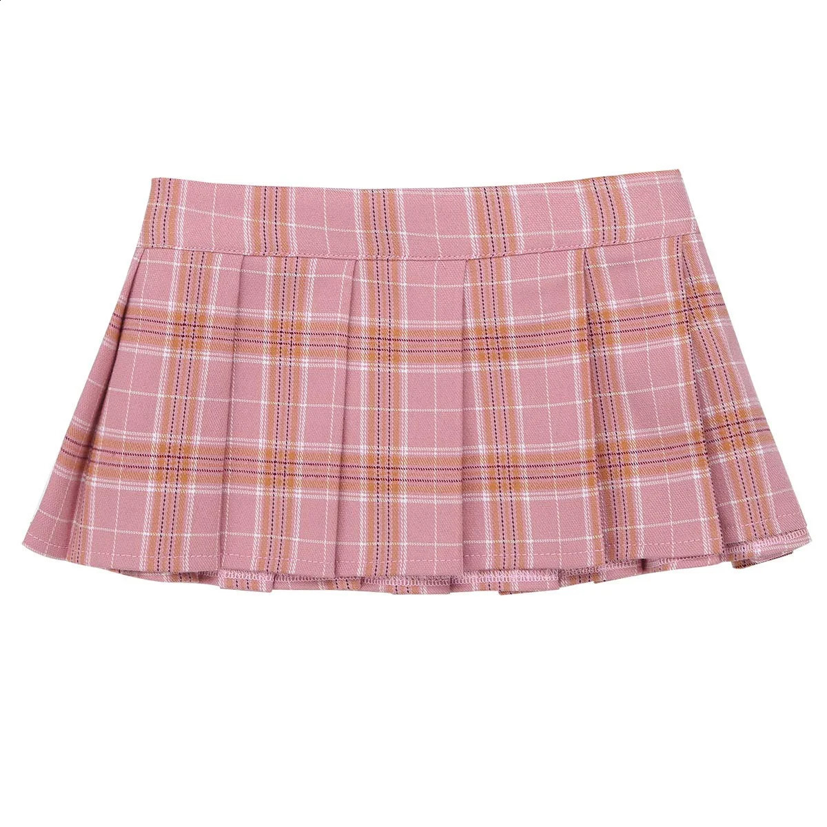 Sexy Plaid Pleated Mini Skirt Cosplay Outfit for Women Bodycon Clubwear Japanese Style Cute Ultra Short Lingerie Costume 260626 - view 4