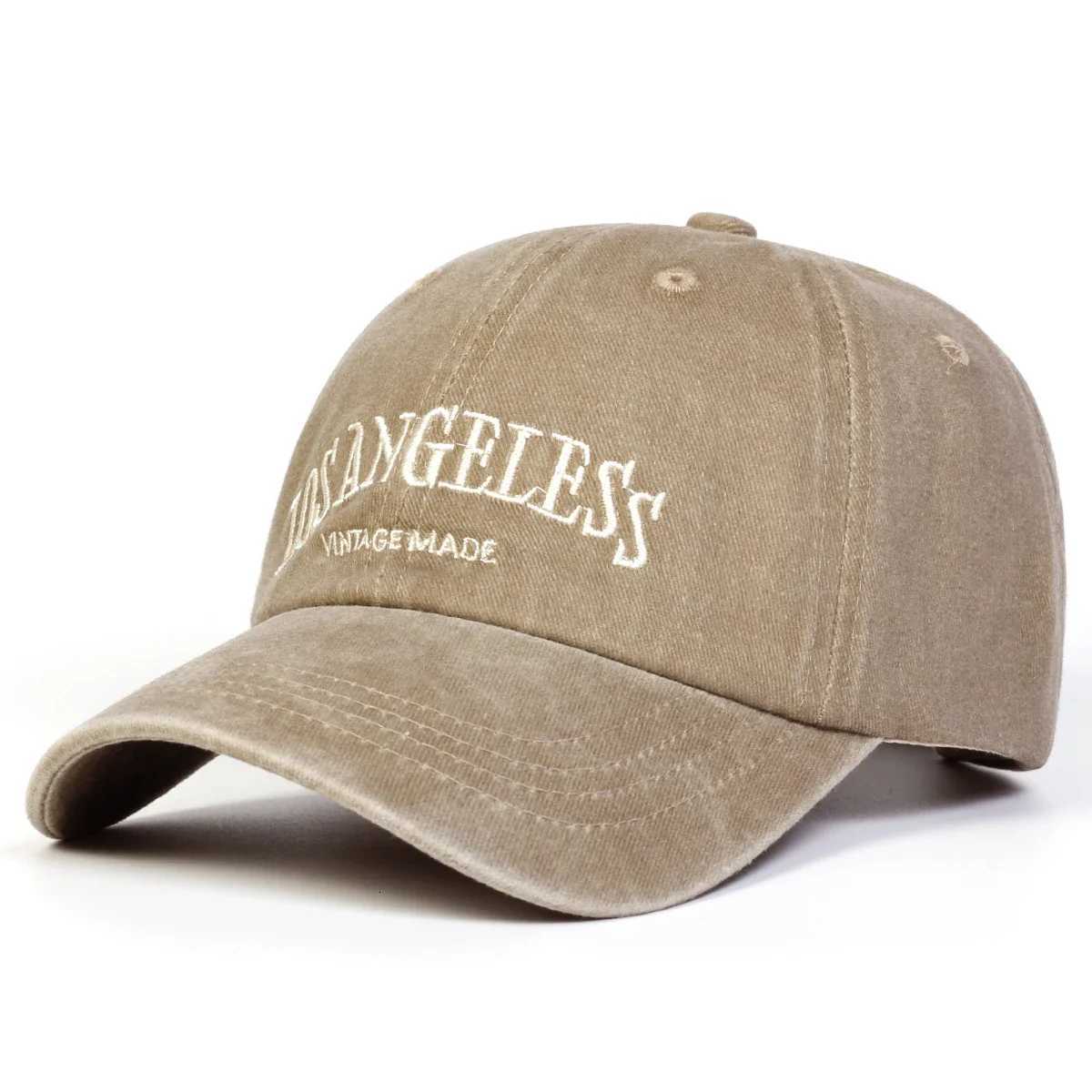 Wash ANGELESS Embroidery Unisex LOS Baseball Caps Spring Autumn Outdoor Adjustable Casual Hats Dad Hat Sunscreen Hat M260626 - view 6
