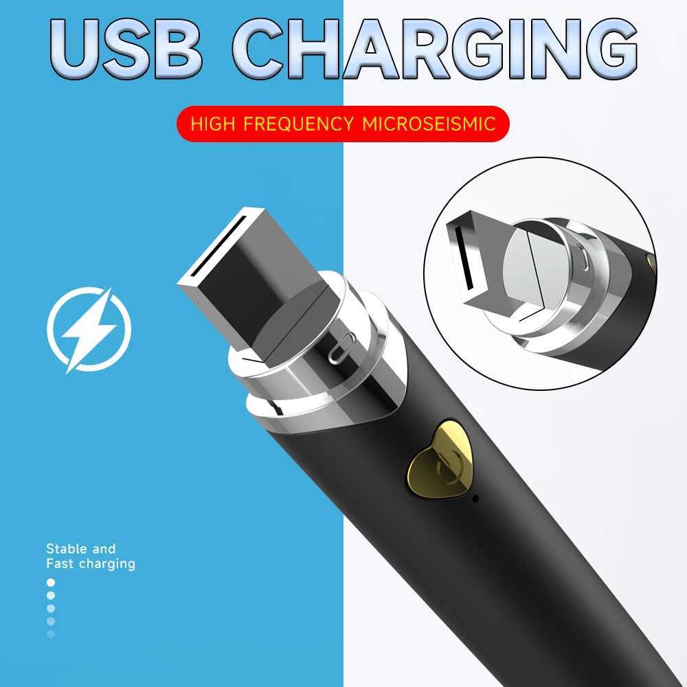Spot G Makeup Vibrator Brush Sex Toys Powerful Vibrating Vagina Nipple Orgasm Stimulator USB Wireless Charging AV Stick Massager M260626 - view 4