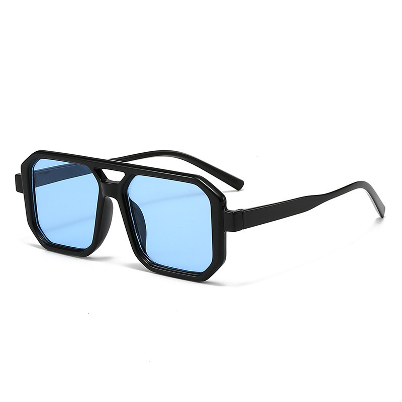2026 Designer's New Luxury Large Frame Sunglasses Simple Men's And Women's Sunglasses European And American Sunglasses Trend Driving Pe - view 5