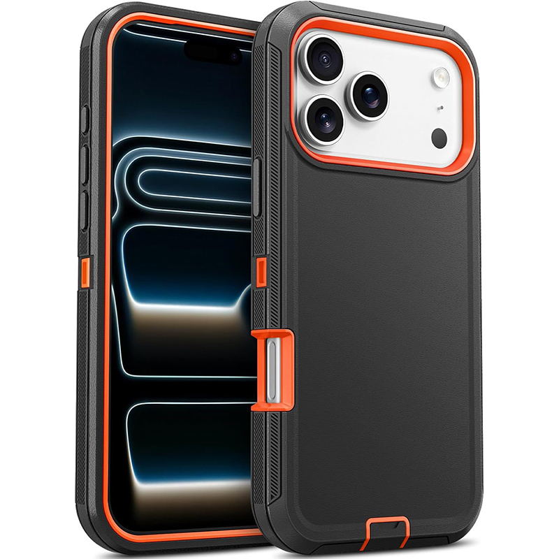 Defender Heavy Duty Armor Shockproof Rugged Case For iPhone 17 17e 16 15 14 13 12 11 Pro Max Samsung S26 S25 Edge S24 FE S23 Ultra A17 A27 A37 A57 MOT - view 9