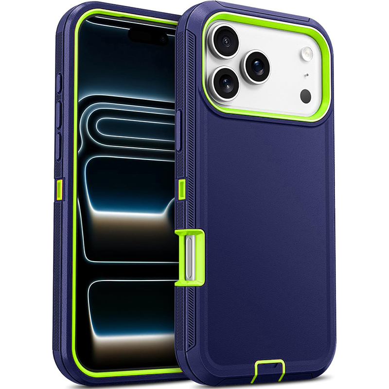 Defender Heavy Duty Armor Shockproof Rugged Case For iPhone 17 17e 16 15 14 13 12 11 Pro Max Samsung S26 S25 Edge S24 FE S23 Ultra A17 A27 A37 A57 MOT - view 7