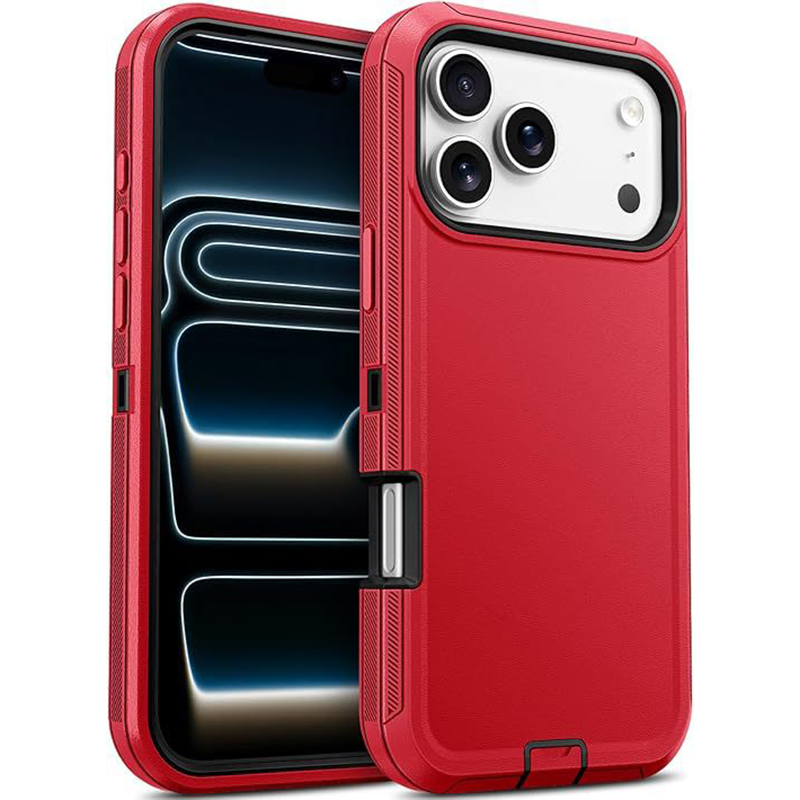 Defender Heavy Duty Armor Shockproof Rugged Case For iPhone 17 17e 16 15 14 13 12 11 Pro Max Samsung S26 S25 Edge S24 FE S23 Ultra A17 A27 A37 A57 MOT - view 8