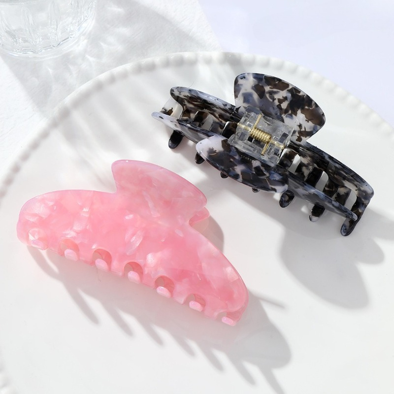 Luxury and Sophisticated Acetate Comb Clips Versatile Acrylic Shark Tooth Hair Clips Elegant Updo Hair Accessories Clips