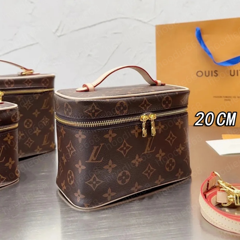 Vanity bag chain pouch designer makeup bag luxury quality cosmetic bag designer purses storage bag flowery print shoulder bag handheld vintage pattern ladies class