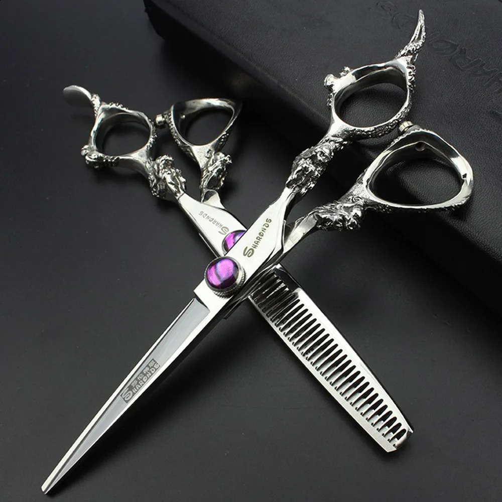 japanese hairdressing scissors 8 inch professional barber scissors hairdresser set 440c scissors Hair cutting scissors 260627