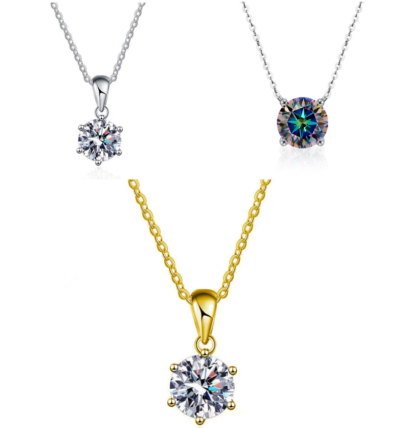 luxury necklace heart necklaces designer necklase gold necklases silver chain custom pendant moissanite collana designer jewlery for women iced out chain pendant