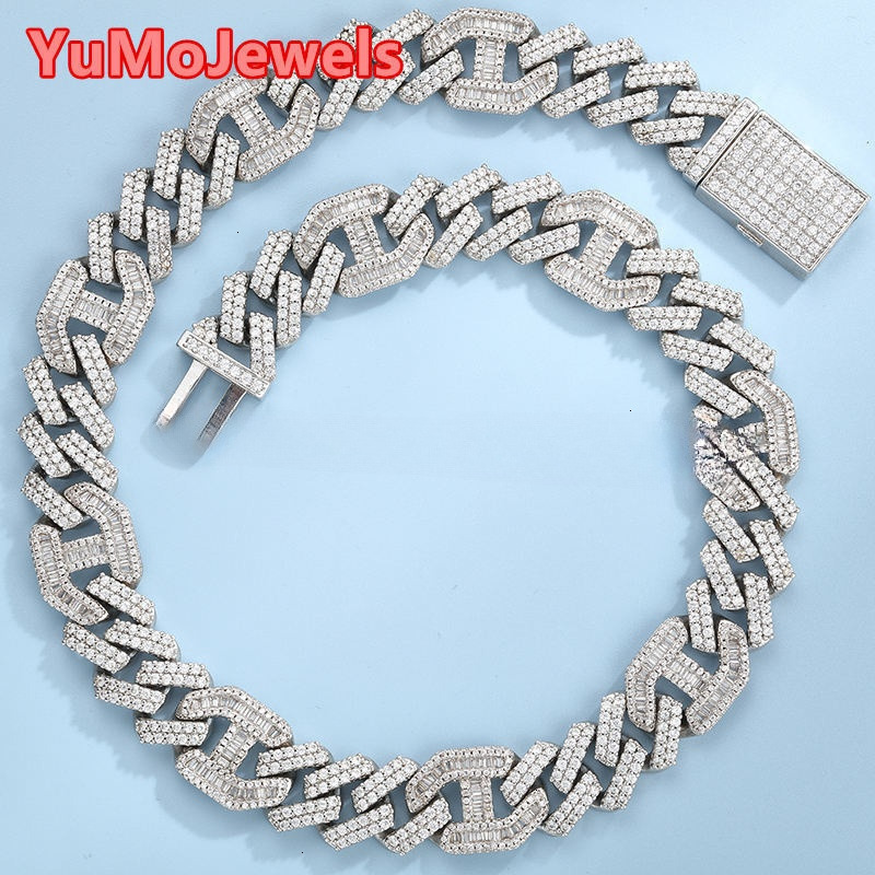 Direct Factory Supply 925 Sterling Silver Mariner Moissanite Diamond Chain Perfect for Gift and Jewellery Use Available - view 5