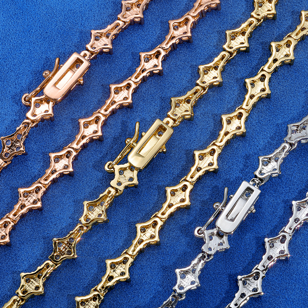 mossanite necklaces designer for women necklace heart moissanite chain cuban link chains bijoux jewellery collier luxe pendant joyeria stainless steel