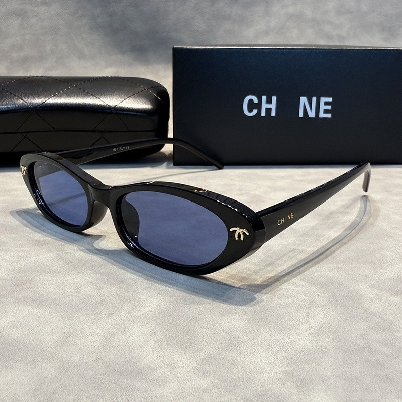 cc sunglasses Fashion chan Sunglasses Men Sun Glasses Women Oval Beach Goggles High Quality Designer sunglasses for woman eyeglasses Lunette de S