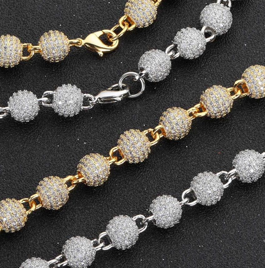 luxury necklace designer for women necklaces designer jewelry gold chain sieraden gold cuban link chain collana tennis chain TOPBLING joyeria iced out bijoux femme