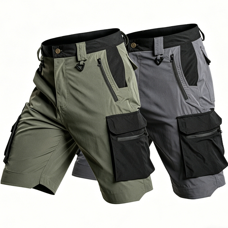 Men's Tactical Cargo Shorts Quick Dry Lightweight Multi-Pocket Military Style for Hiking Fishing Camping Work Summer Outdoor