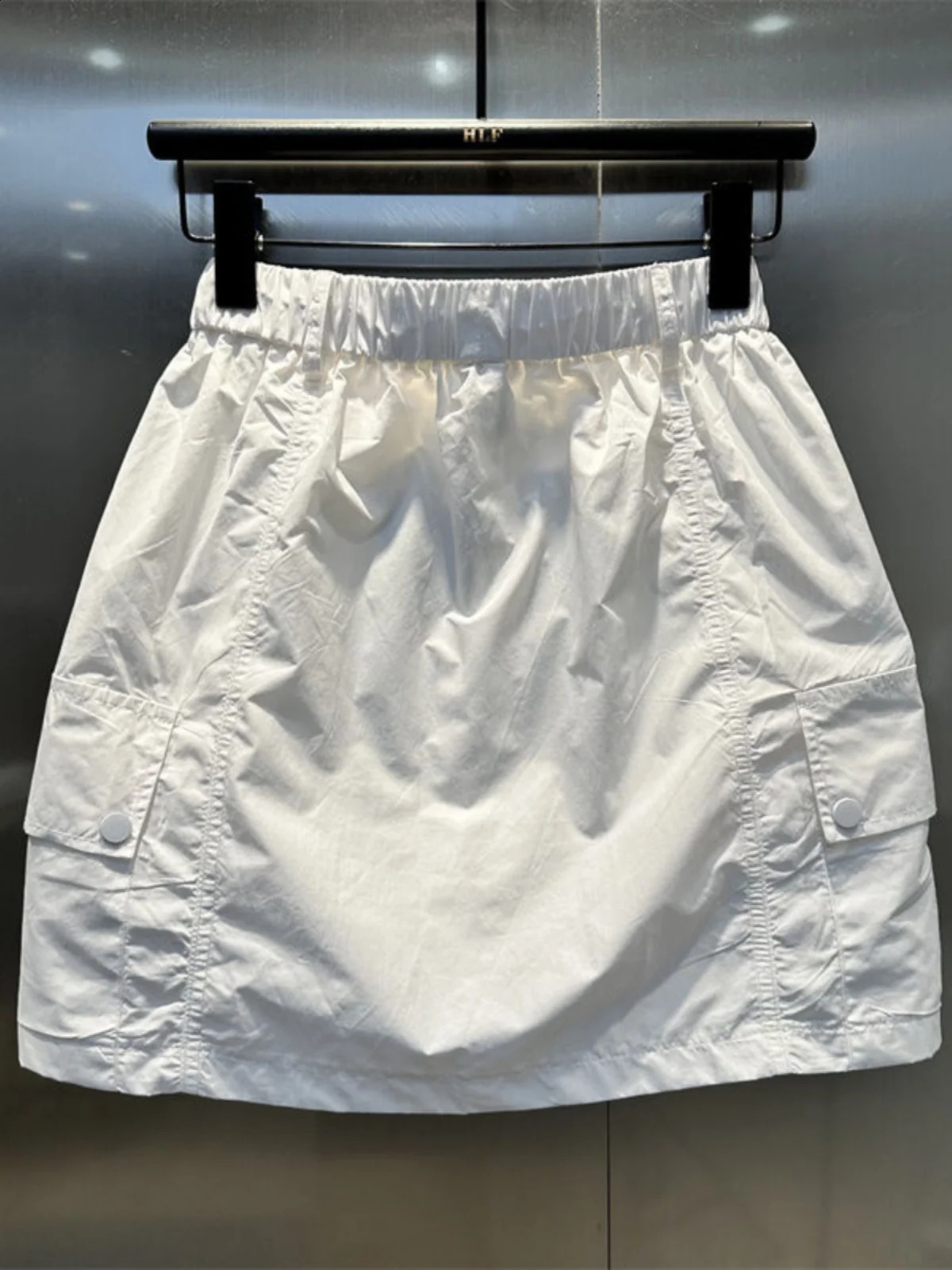 Summer Dstring Multi-ket Workwear A-Line Skirt Loose Slimming Casual Versatile Anti-Light Skirt 260627 - view 6