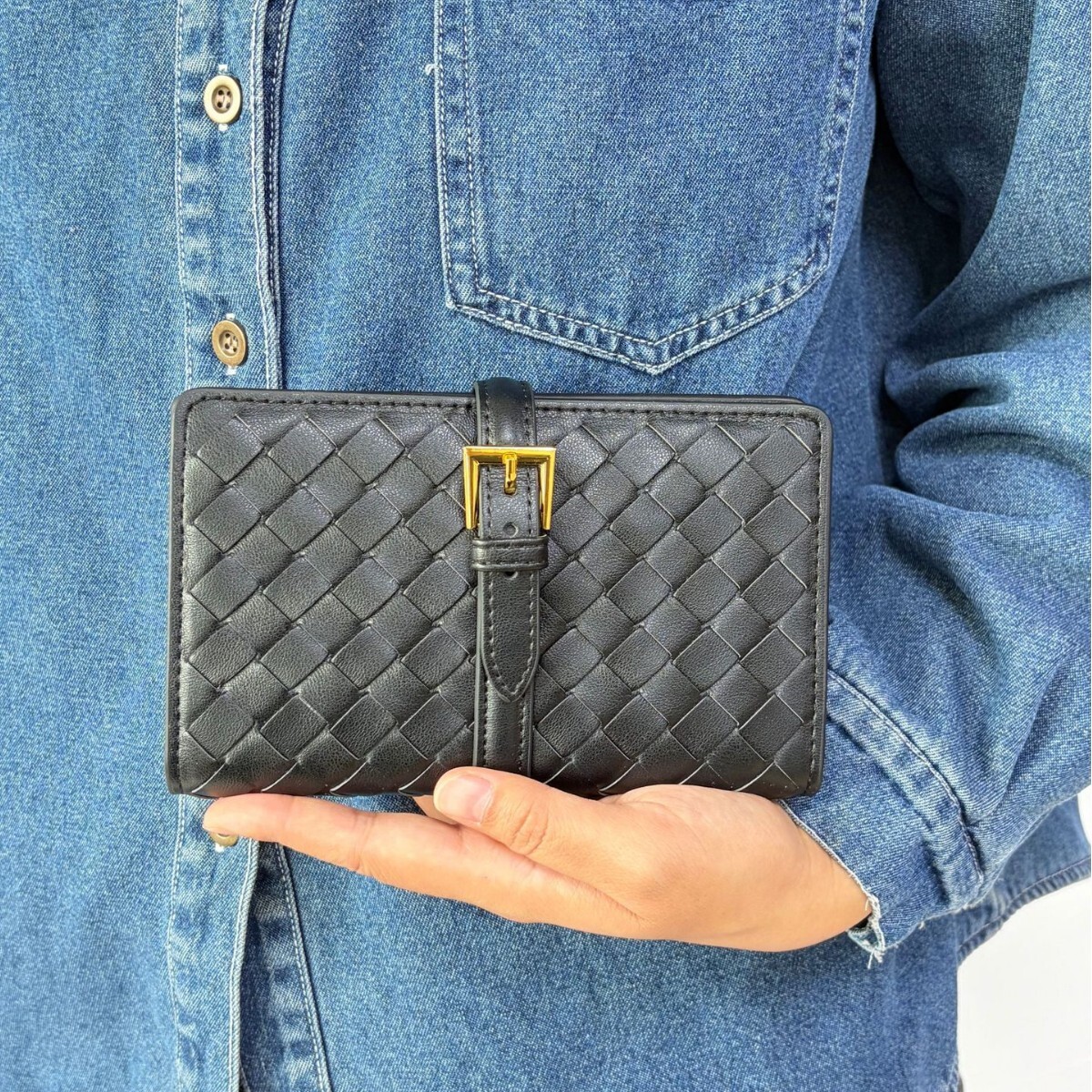 2026 Luxury Designer Stseller B Brand's New Woven Clutch Wallet, Unisex, Multi-card Slot Passport Holder, Lt-style Coin Purse