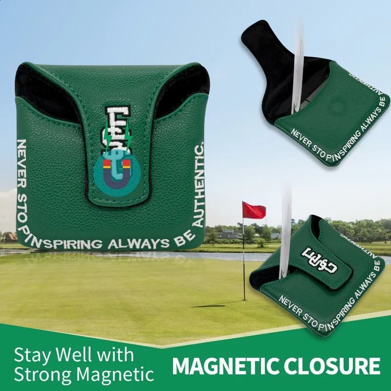 Golf silhouette square push head cover durable synthetic material multiple color options golf accessories 260629BJ - view 7