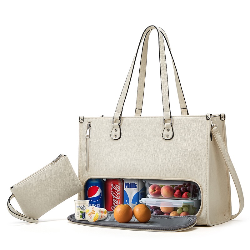 2026 New Women Large Capacity Work Tote Bag Laptop Briefcase Shoulder Purse Trendy Office Handbag Multifunction Computer Top Handle Bag