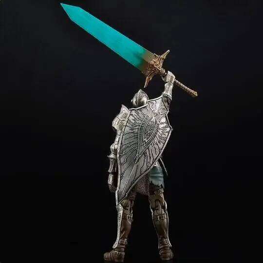 Anime Dark Figma 590 Demon'S Souls Fluted Action Figure Model Statue Knight Armor Toys Birthday Gift 26Y0629 - view 4