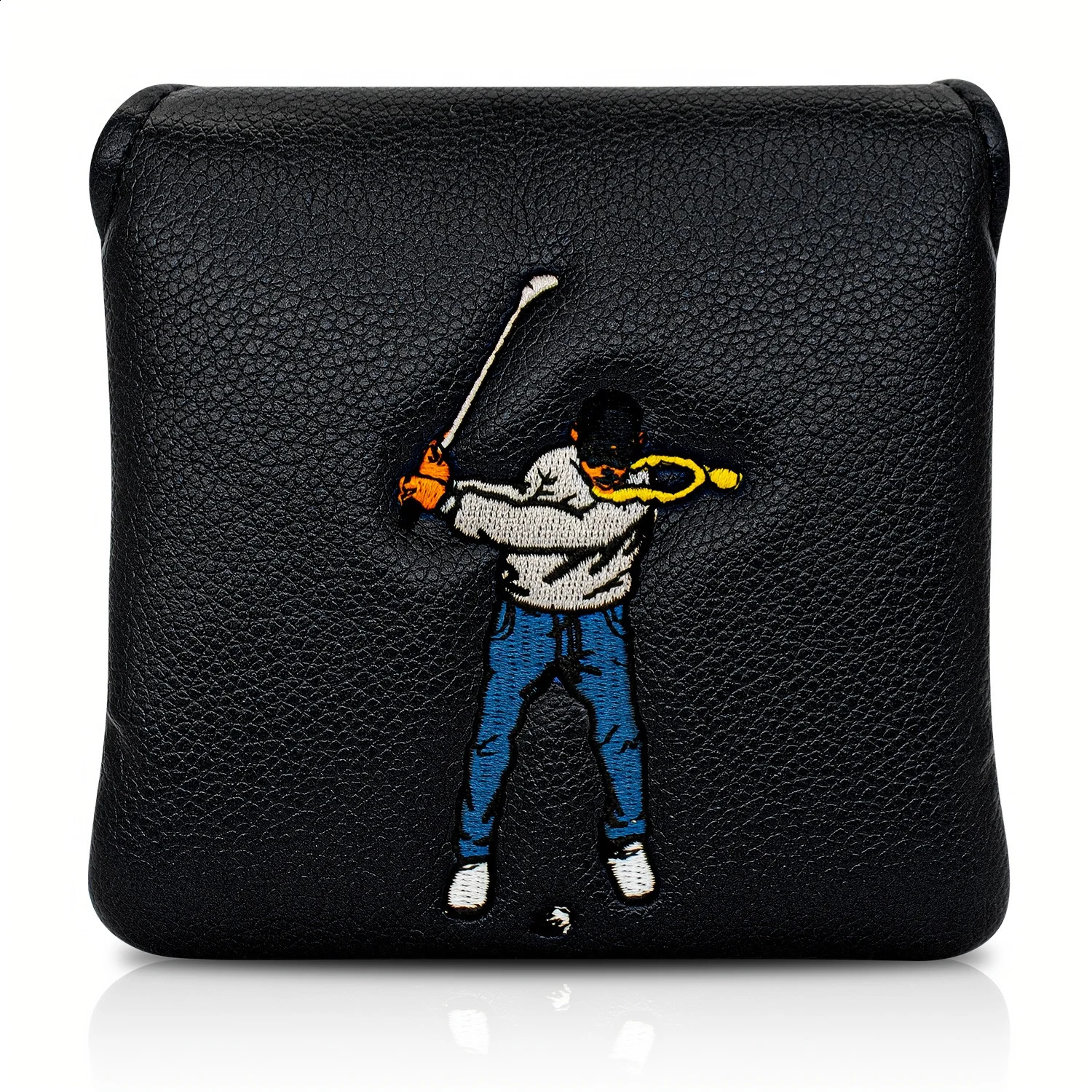 Golf silhouette square push head cover durable synthetic material multiple color options golf accessories 260629BJ - view 4