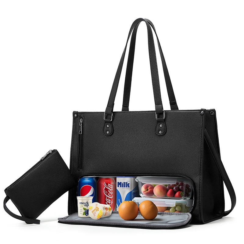 2026 New Women Large Capacity Work Tote Bag Laptop Briefcase Shoulder Purse Trendy Office Handbag Multifunction Computer Top Handle Bag