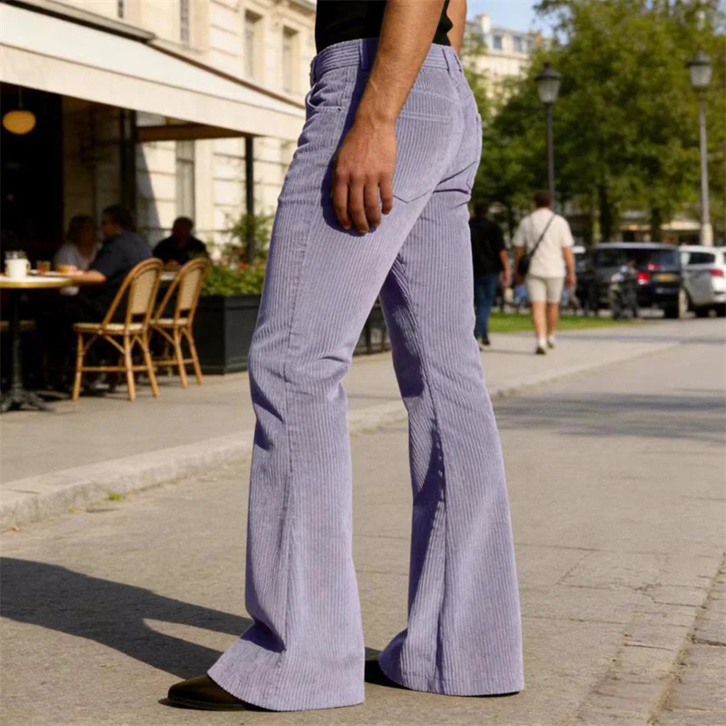 Mens Loose Pleated Wide Leg Pants Breathable Linen Blend Trousers Casual Business Suit Pants Summer Streetwear Daily Wear 260627 - view 4