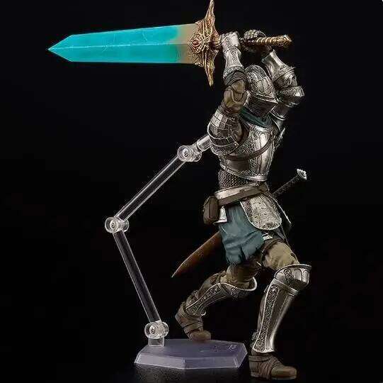 Anime Dark Figma 590 Demon'S Souls Fluted Action Figure Model Statue Knight Armor Toys Birthday Gift 26Y0629 - view 7
