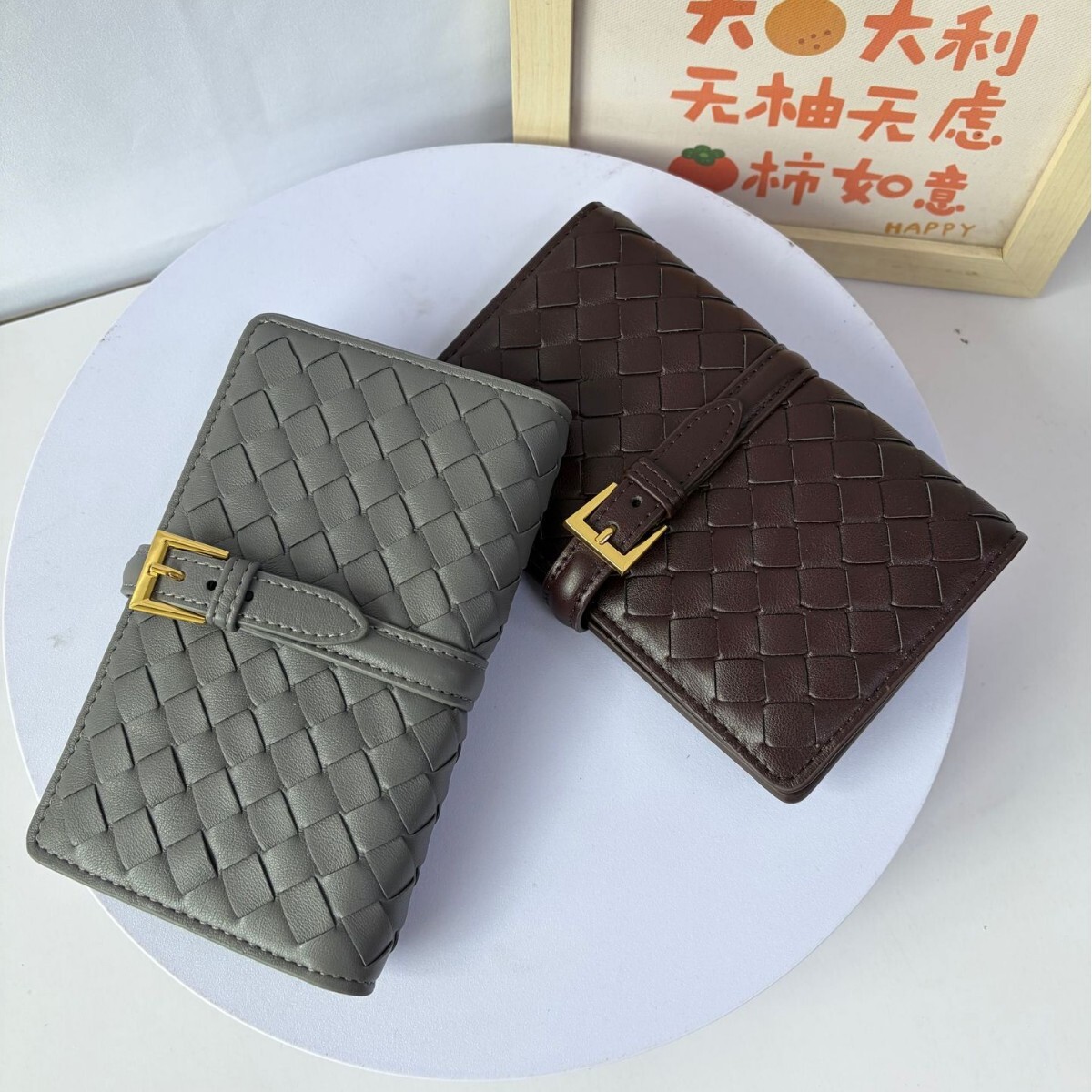 2026 Luxury Designer Stseller B Brand's New Woven Clutch Wallet, Unisex, Multi-card Slot Passport Holder, Lt-style Coin Purse - view 4