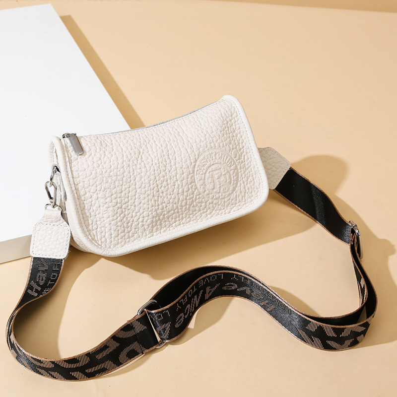 New Women Genuine Leather Shell Shoulder Bag Large Capacity Crossbody Purse Trendy Lady Handbag Casual Single Shoulder Messenger Bag