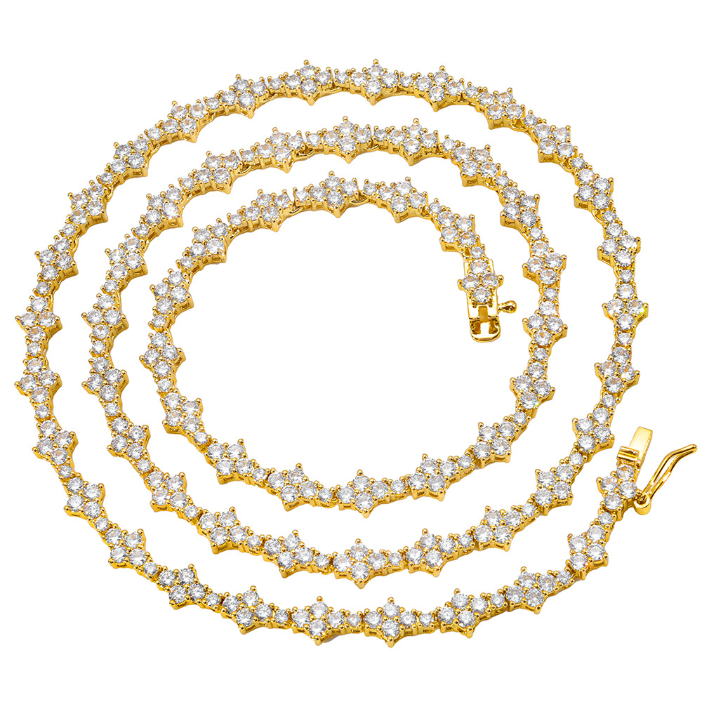 mossanite necklaces designer for women necklace heart moissanite chain cuban link chains bijoux jewellery collier luxe pendant joyeria stainless steel