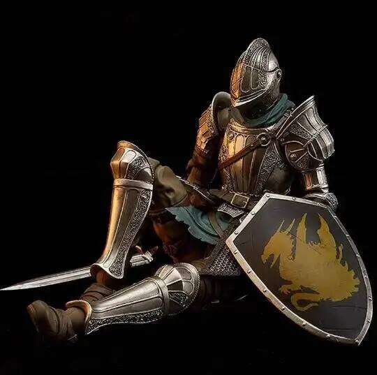 Anime Dark Figma 590 Demon'S Souls Fluted Action Figure Model Statue Knight Armor Toys Birthday Gift 26Y0629 - view 6