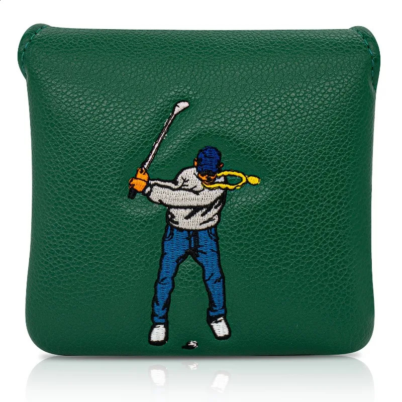 Golf silhouette square push head cover durable synthetic material multiple color options golf accessories 260629BJ - view 5