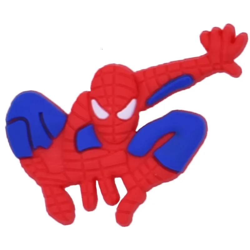 Random 10/20/30Pcs Toys Marvel Spider-Man Series Shoe Charms For ClogsPVC Shoe DIY Decorations Premium Quality Accessories 260630 - view 3