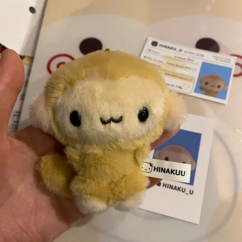 Kawaii Hinakuu Monkey Plush Keychain Stuffed Animals Banana Bag Charm Korean idol Style doll Plushie Pendant 260627 - view 5
