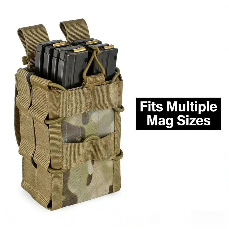 Tactical Magazine Pouch Molle Nylon for Airsoft Rifle Mag Holder Hunting Accessory Multi-color Attachment for CS Wargame Sports