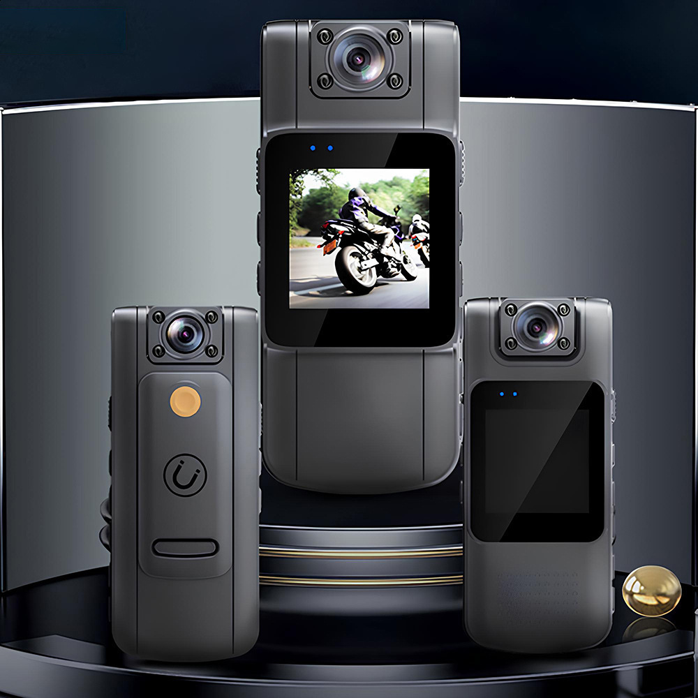 Smart camera 2K high-definition with screen conference scene recorder night vision chest-worn sports outdoor camera230830
